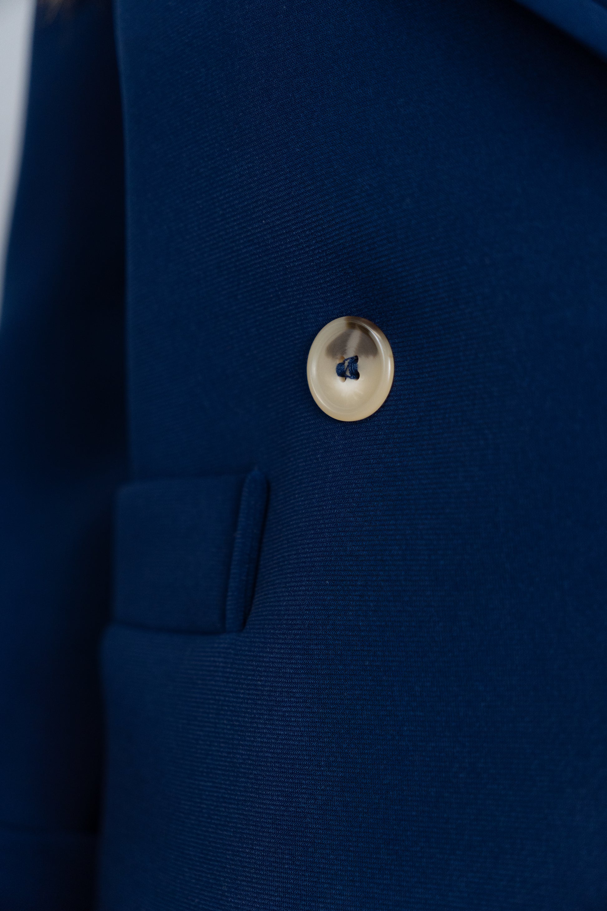 Navy Blazer-Jacket with Burgundy Lining