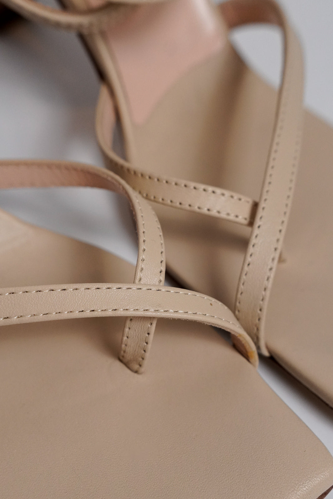 Strappy Leather Heels