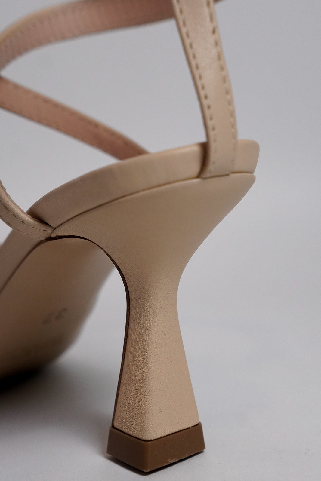 Strappy Leather Heels