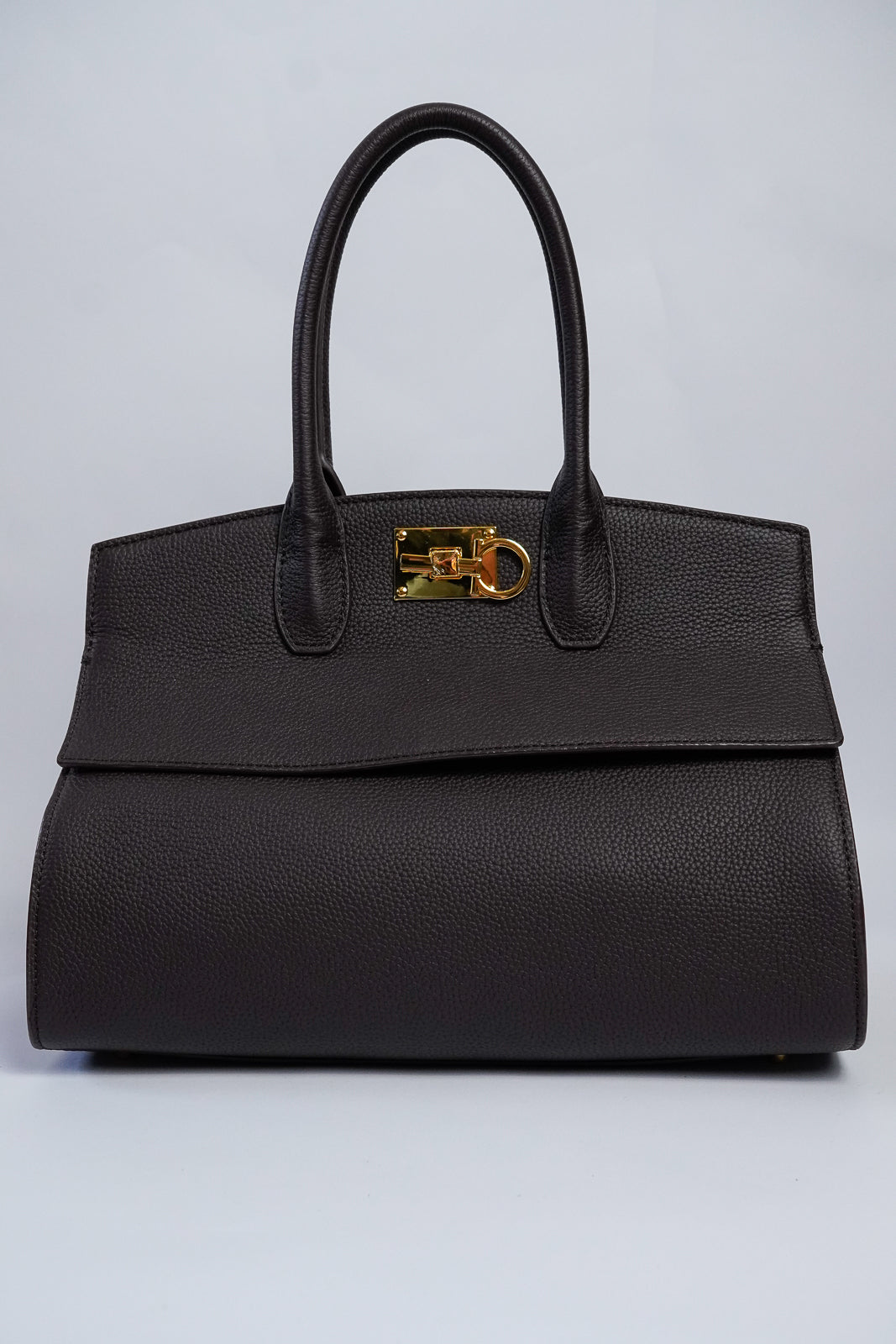 Structured Pebbled Leather Bag