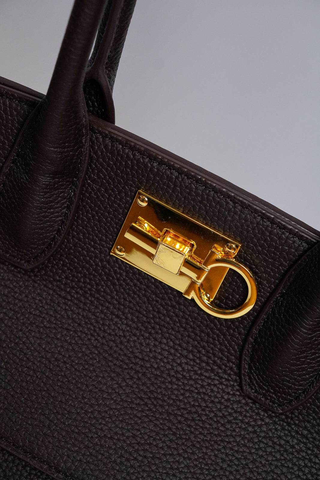 Structured Pebbled Leather Bag
