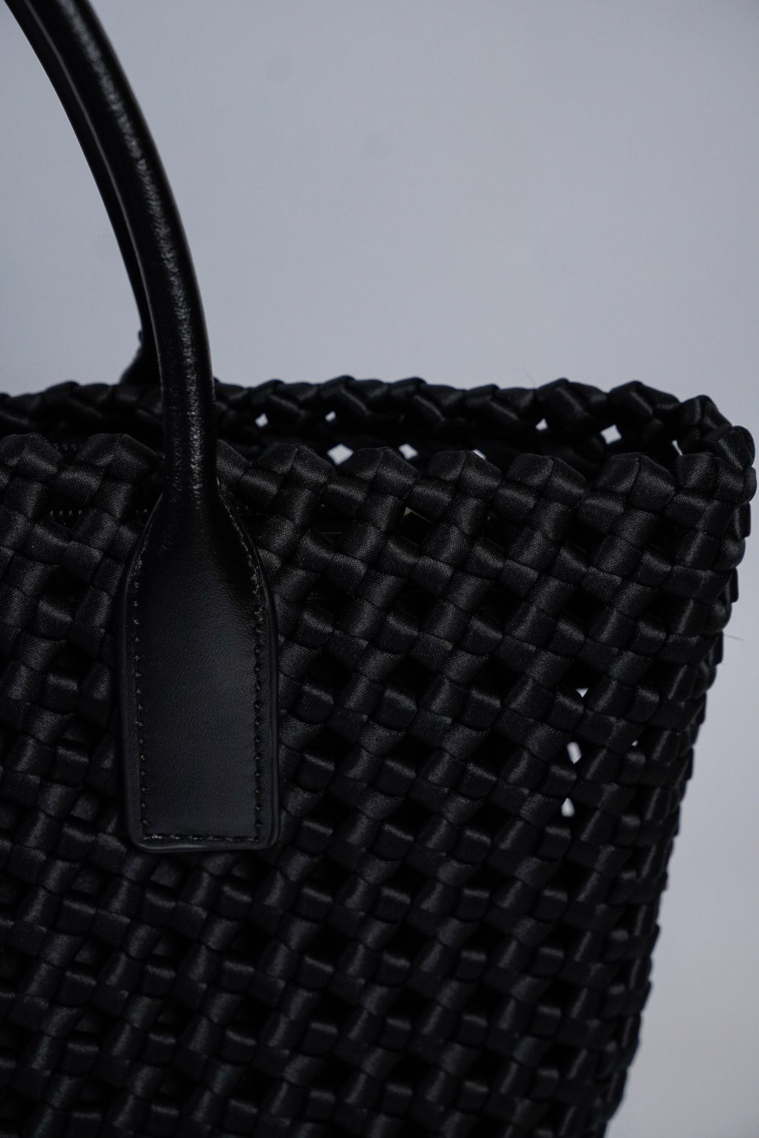 Silk Woven Tote with Pouch