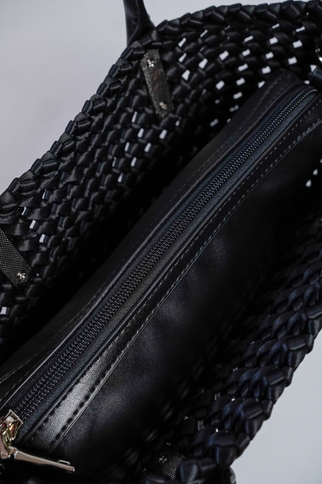 Silk Woven Tote with Pouch
