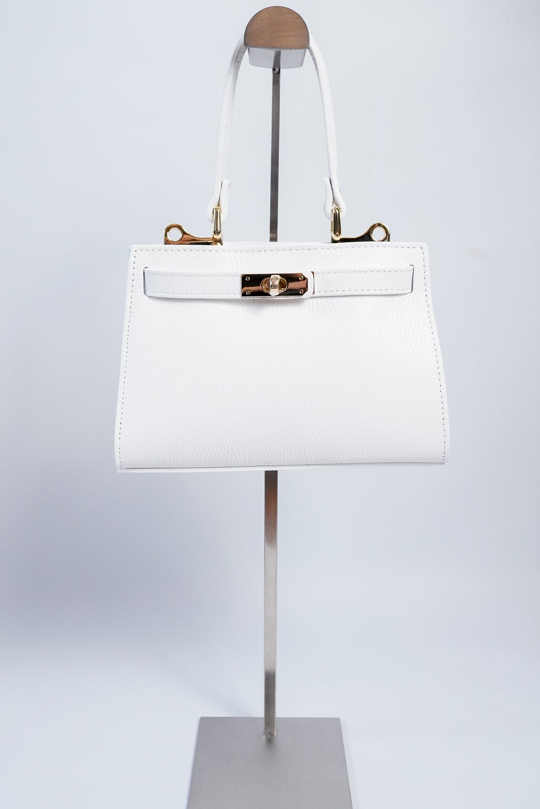 Small Structured Leather Bag