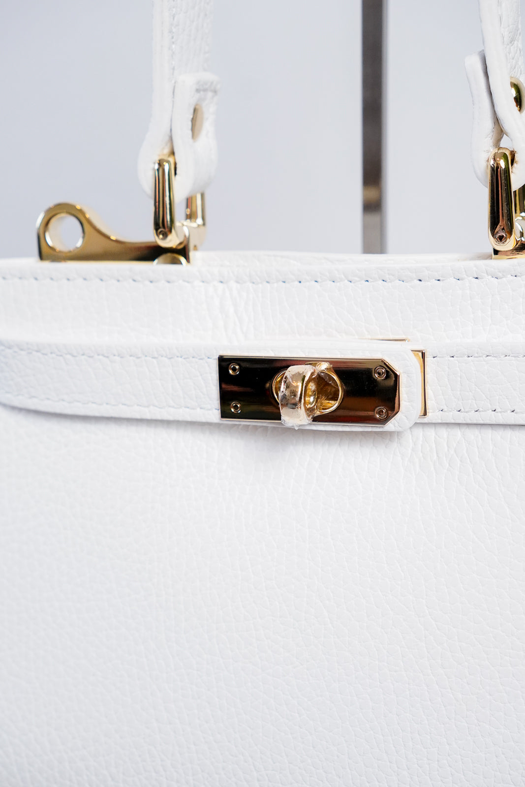 Small Structured Leather Bag