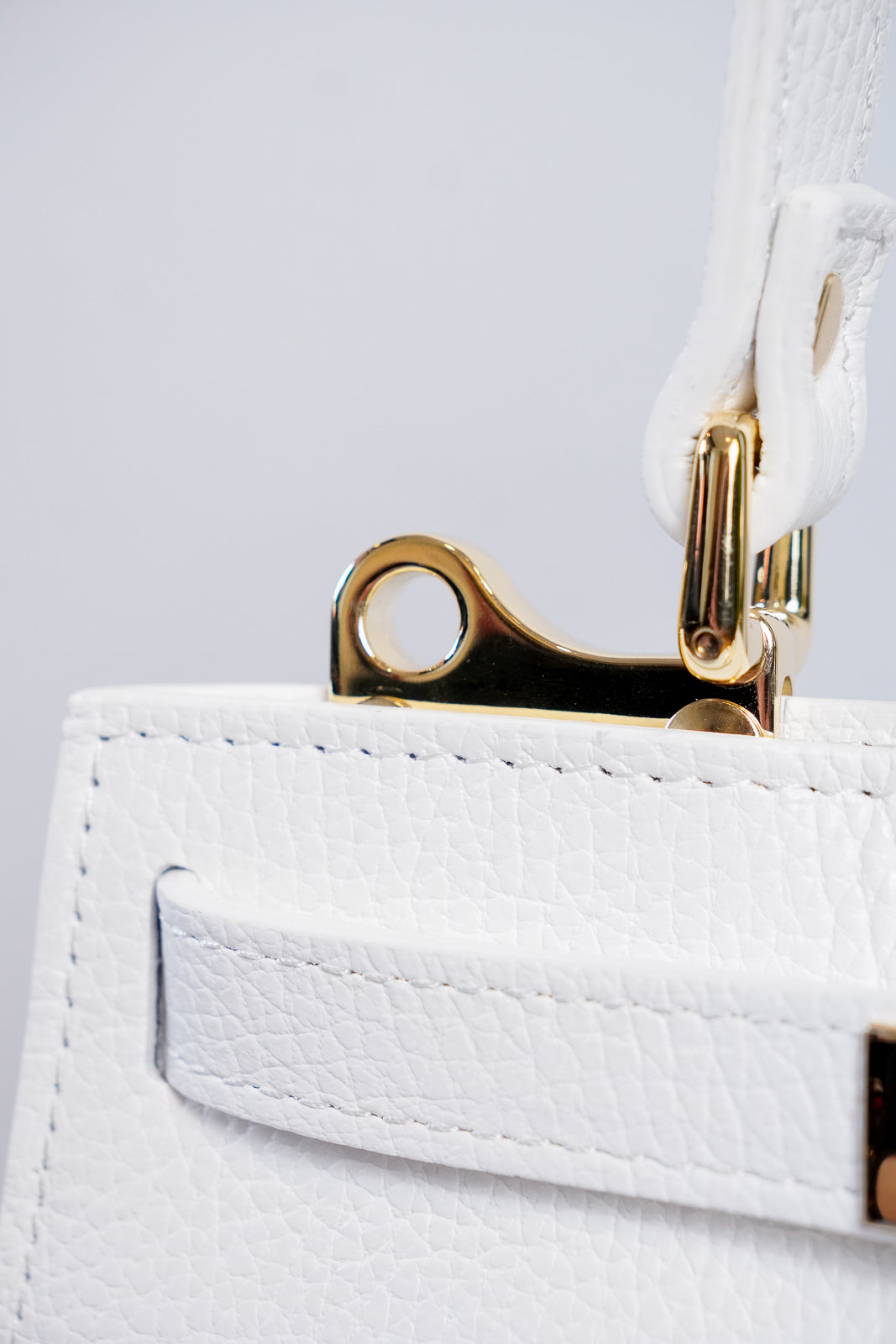 Small Structured Leather Bag