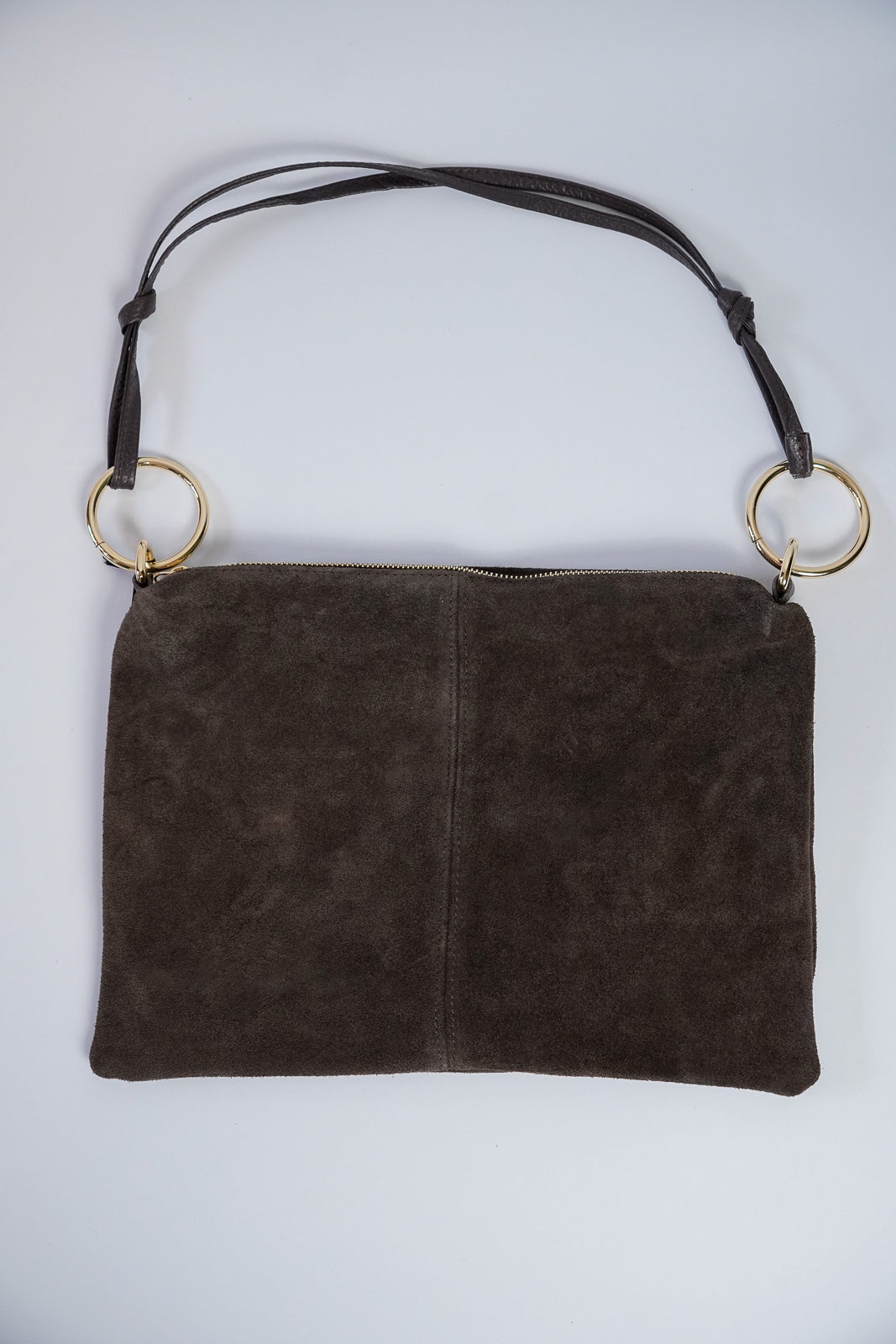 Suede Shoulder Bag