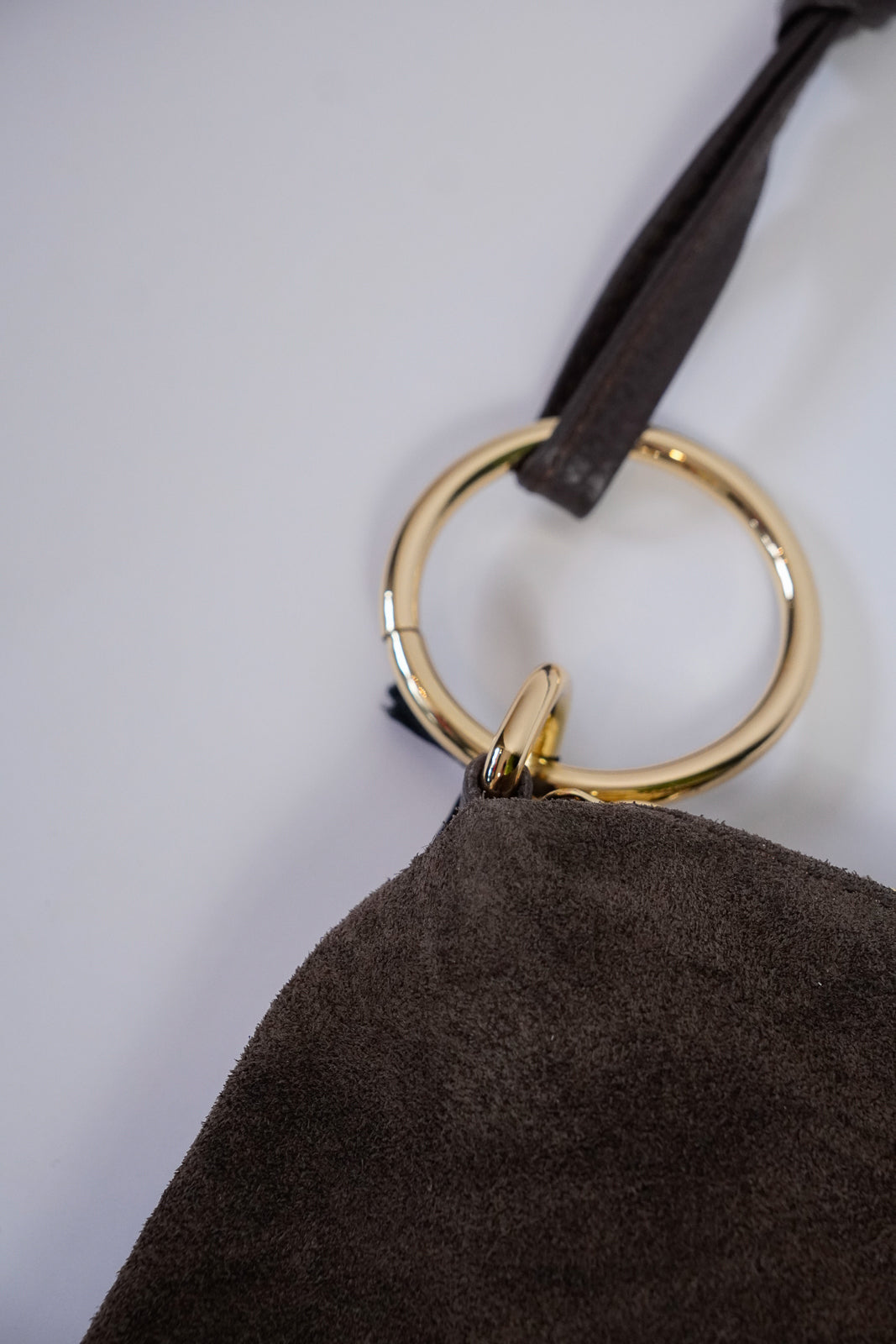 Suede Shoulder Bag