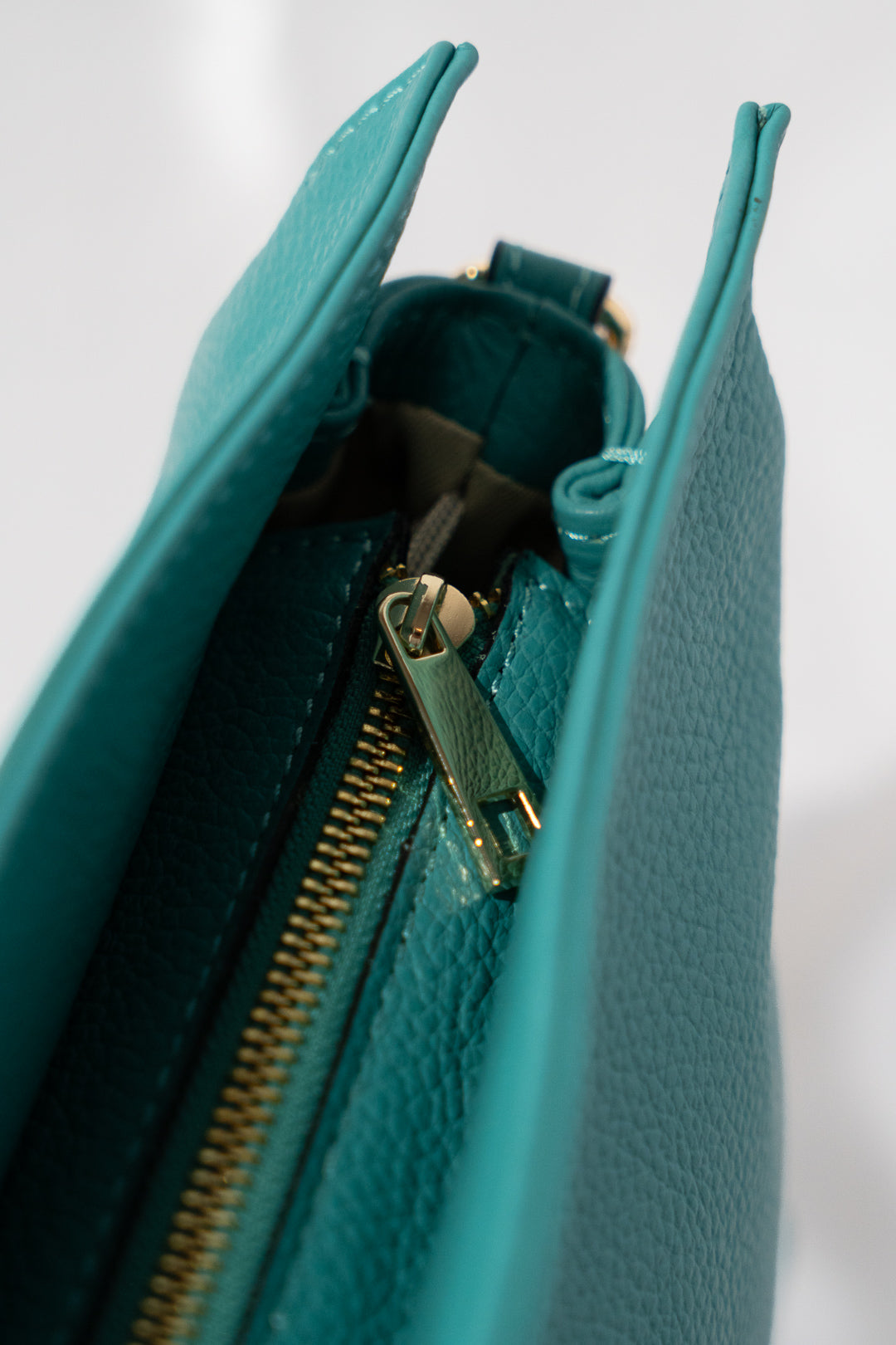 Turquoise Chunky Chain Shoulder Bag