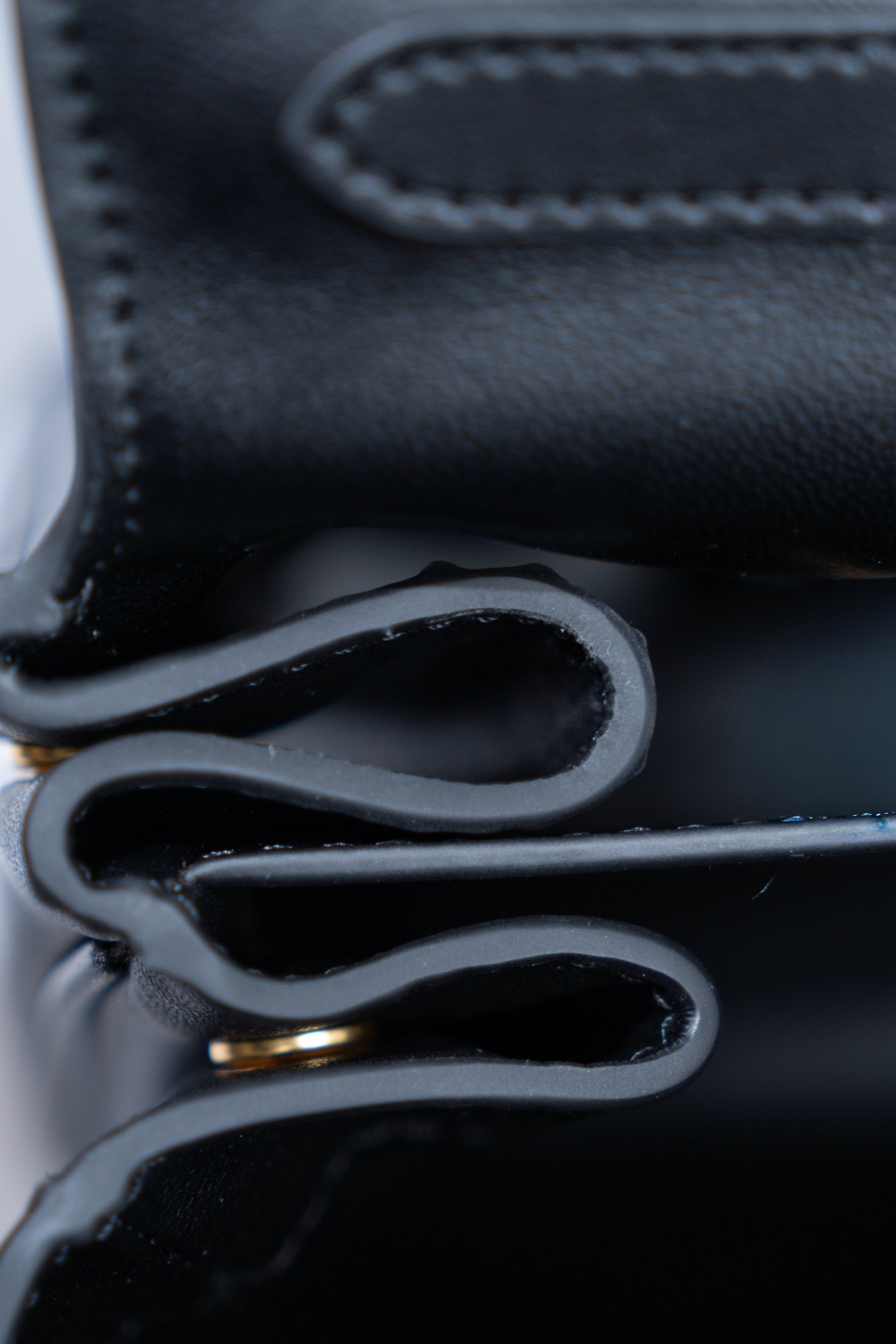 Smooth Leather Top Handle Bag