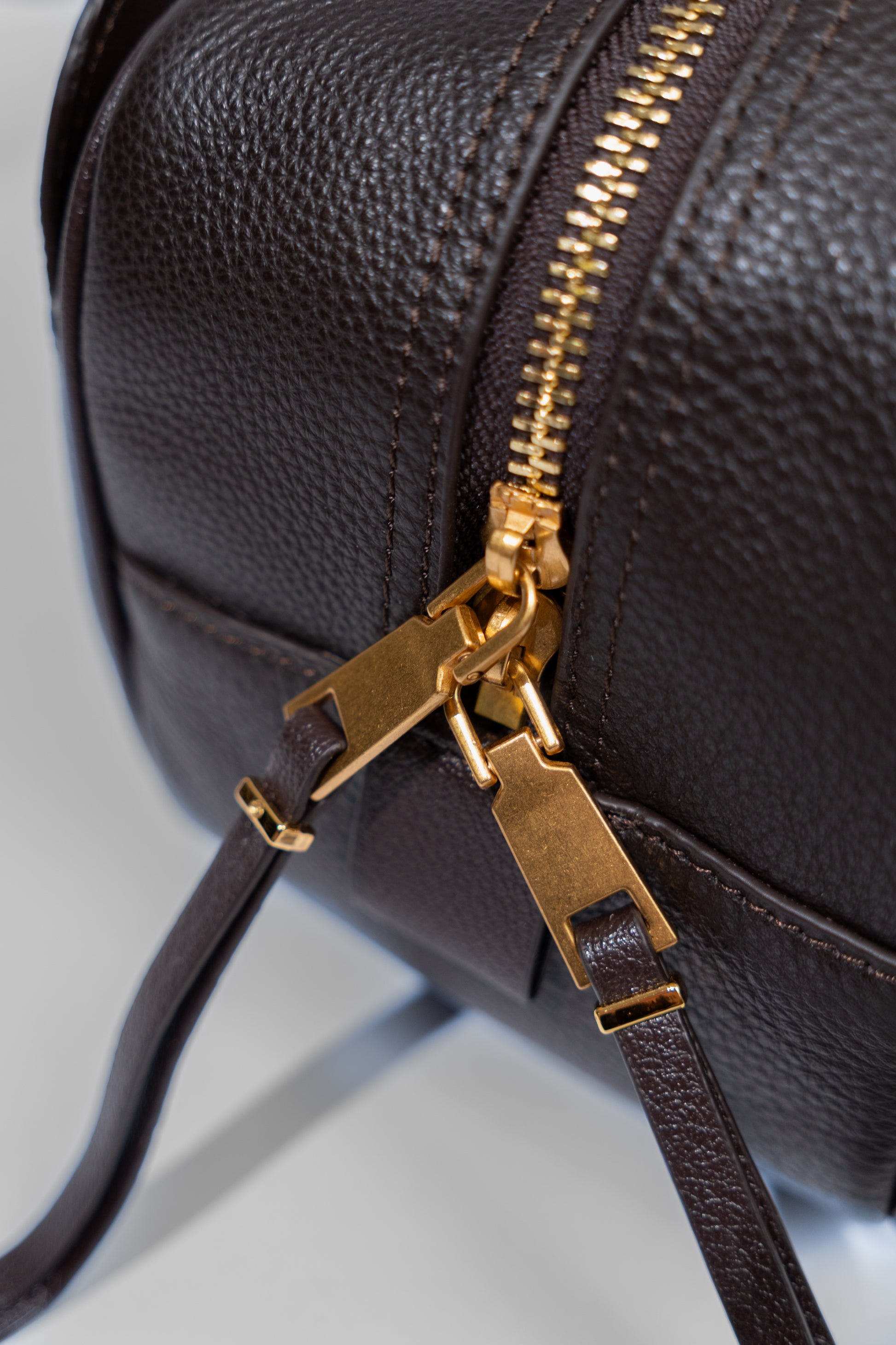 Grain Leather Shoulder Bag