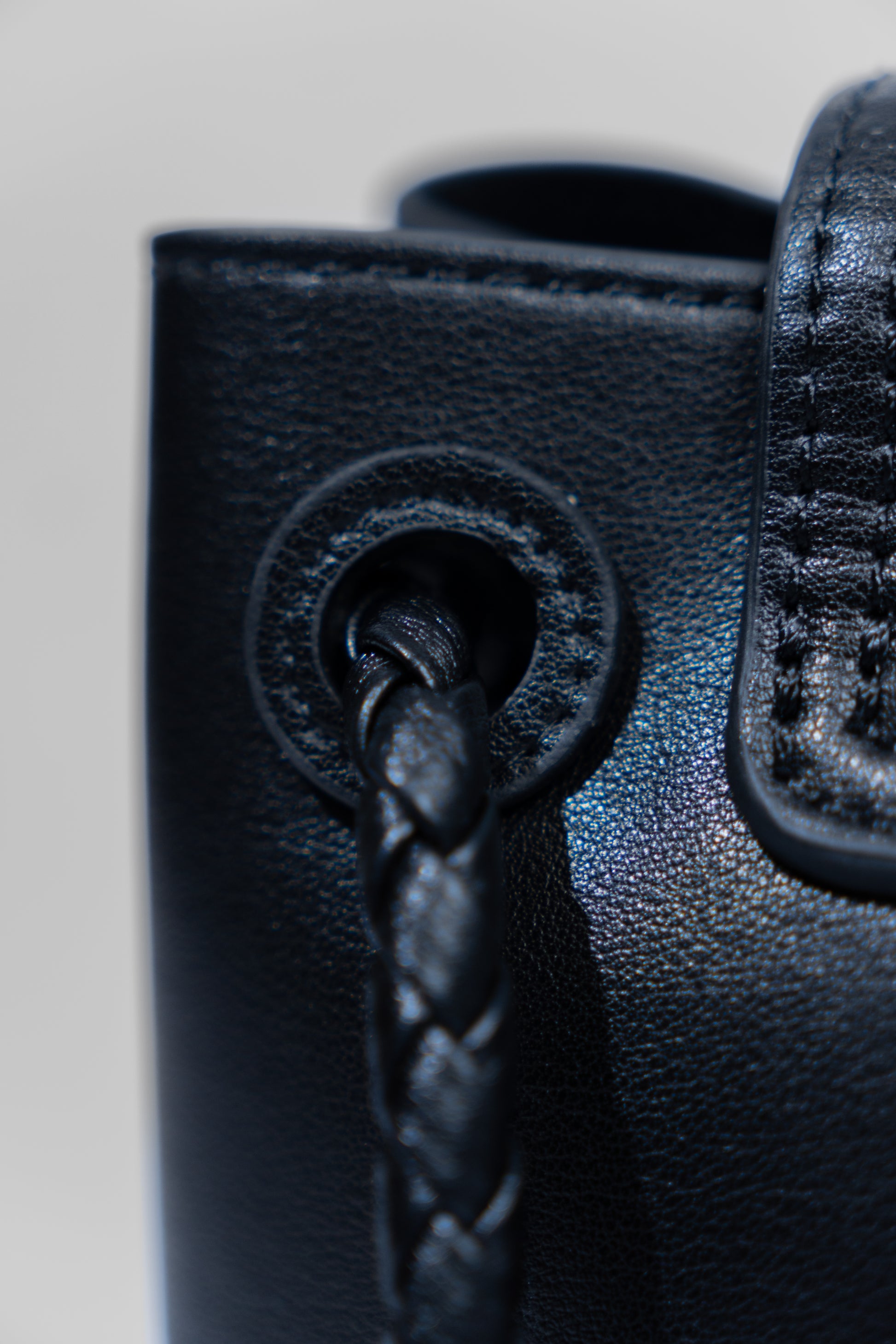 Woven Detail Top Handle Bag