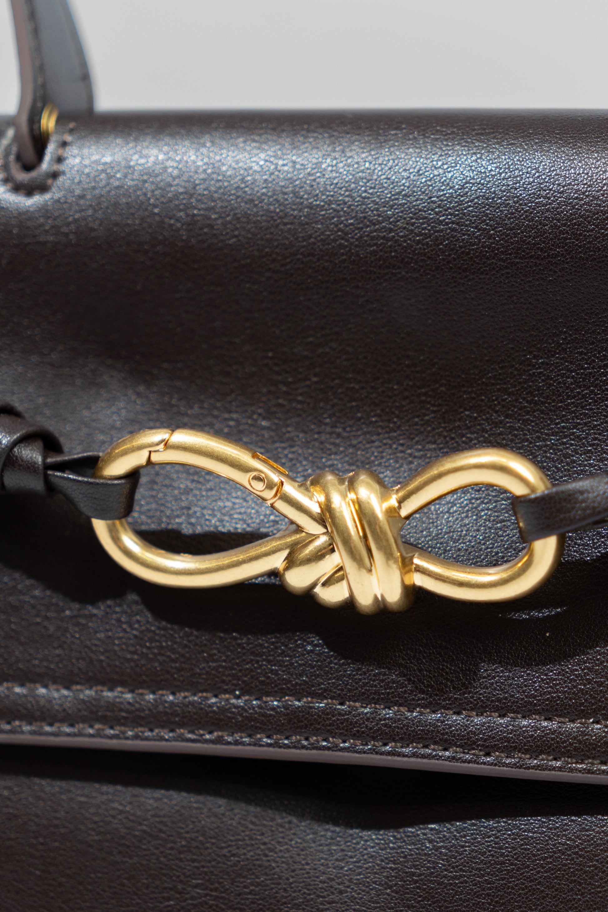 Woven Detail Top Handle Bag