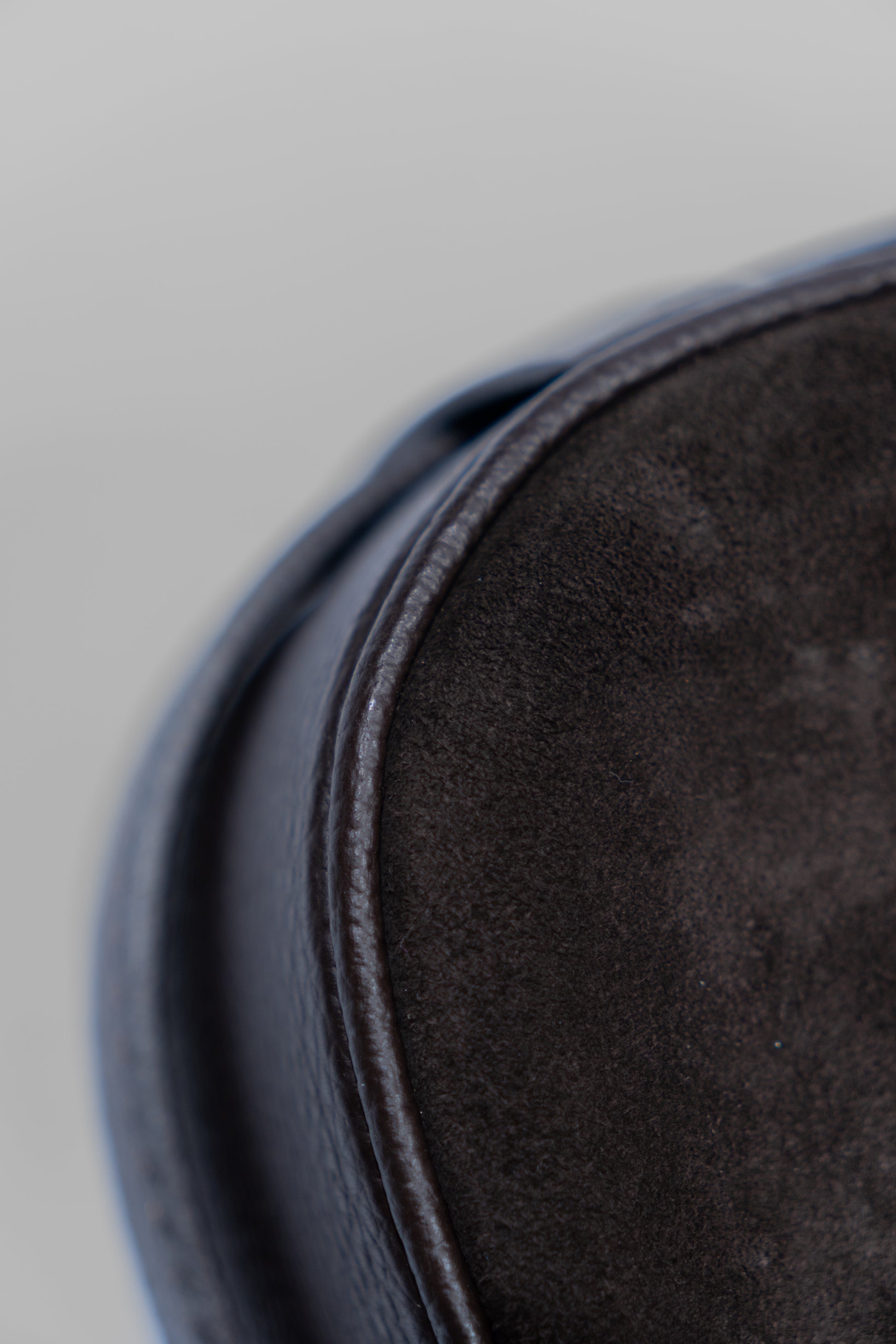 Suede Top Handle Bag