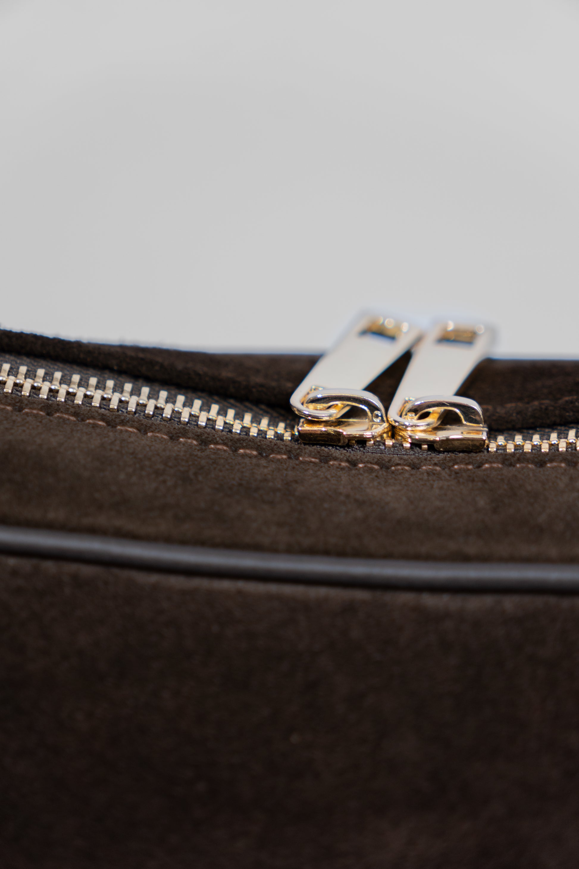 Suede Baguette Handbag