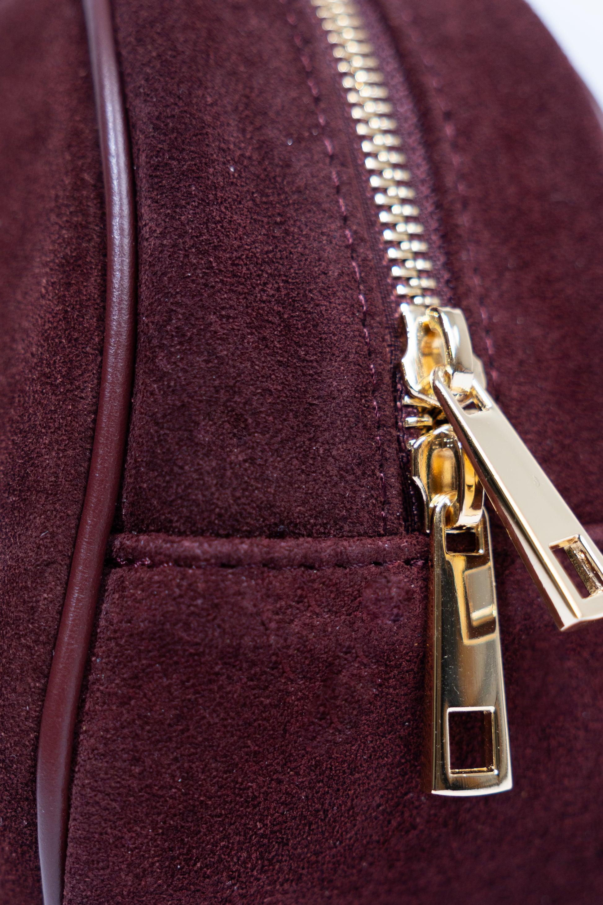 Suede Baguette Handbag