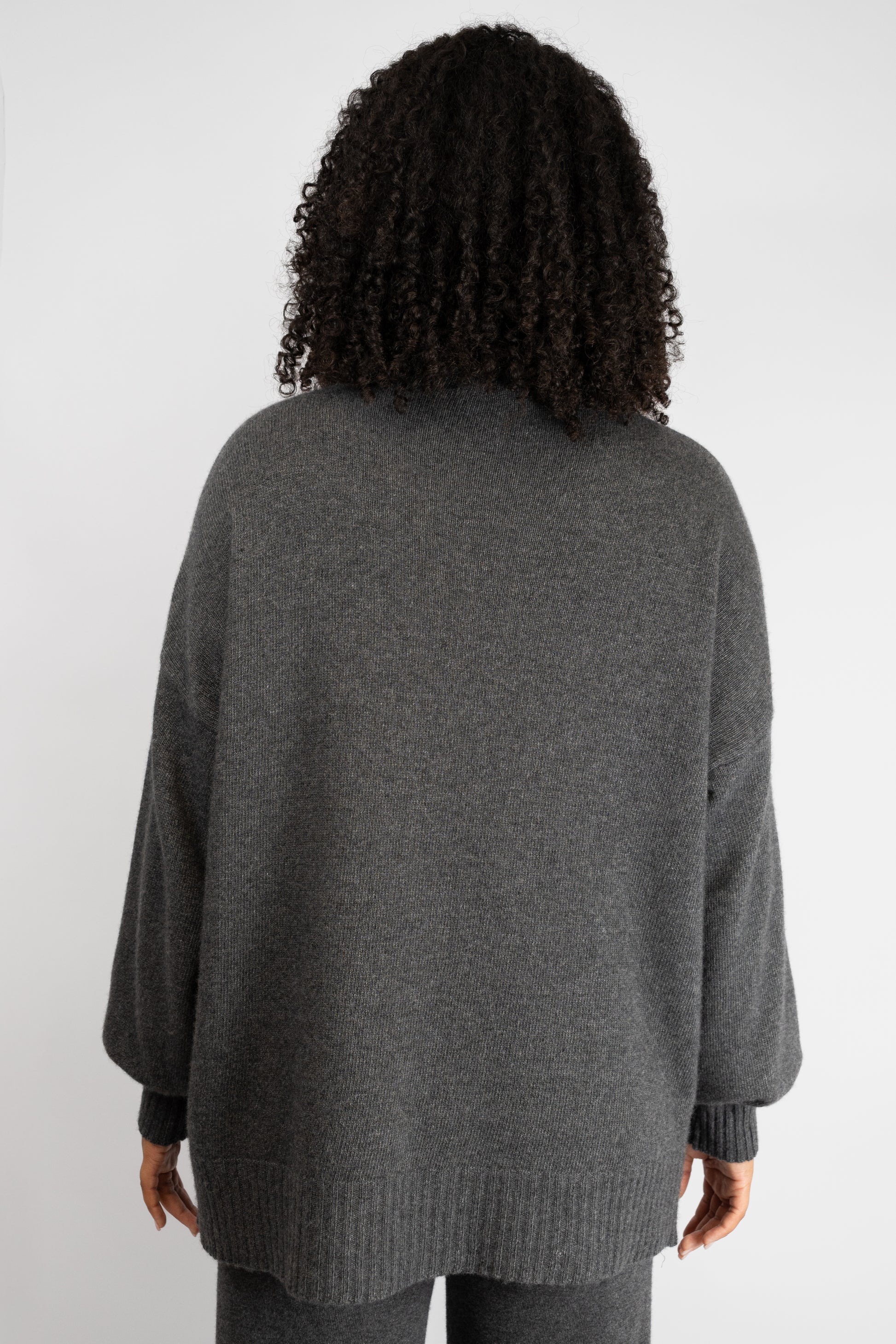 Charcoal Knit Two-Piece Set