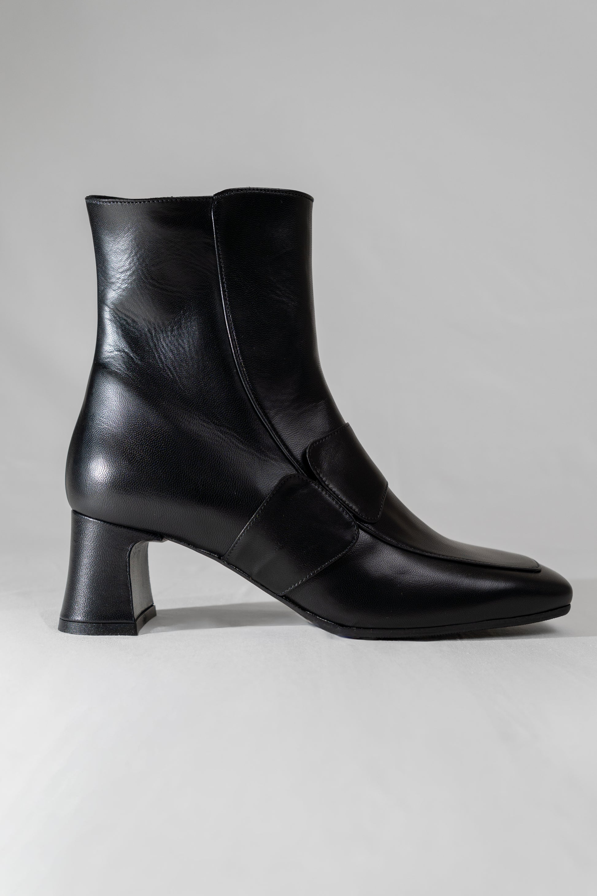 Square-Toe Ankle Boots