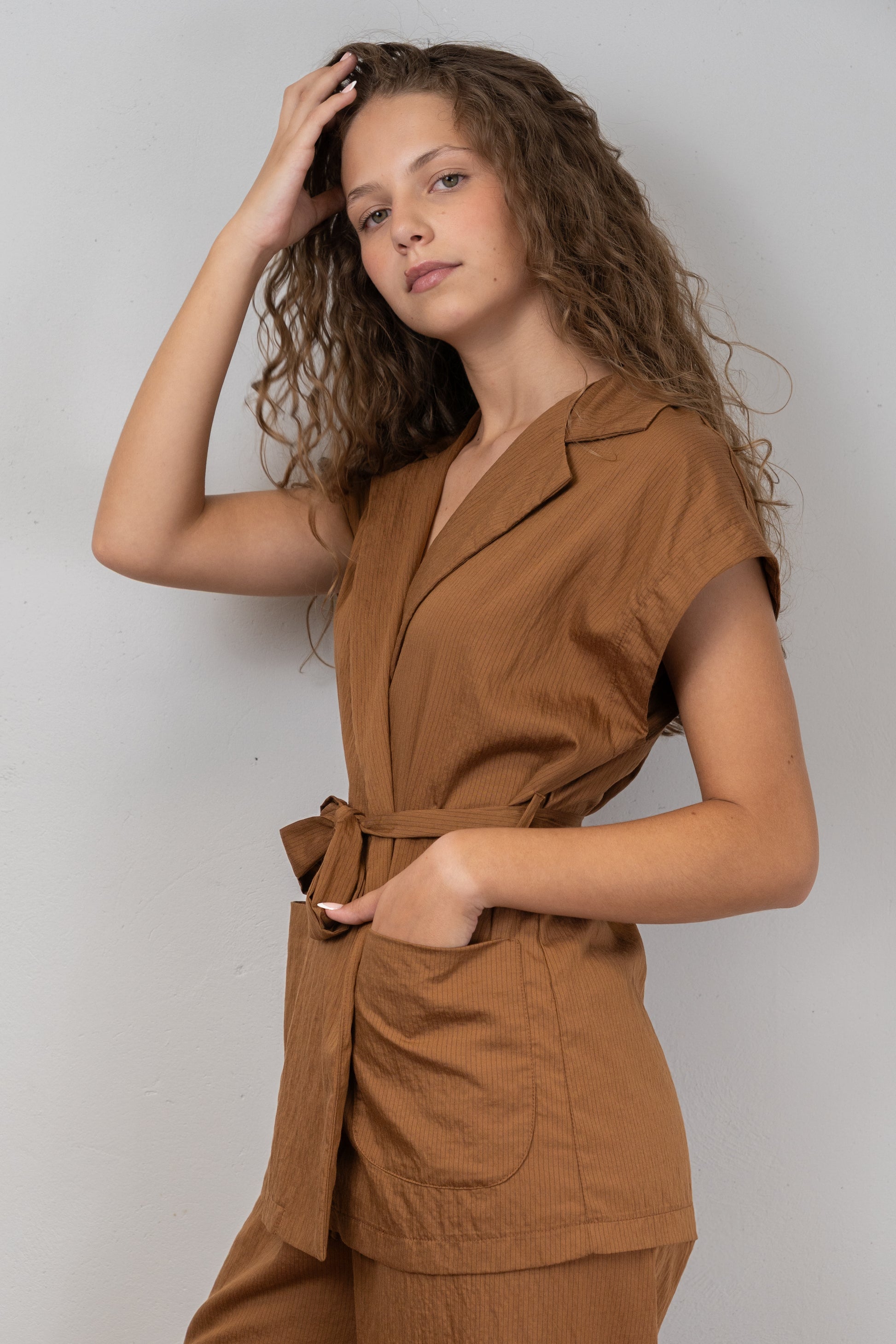 Chestnut Two-Piece Set