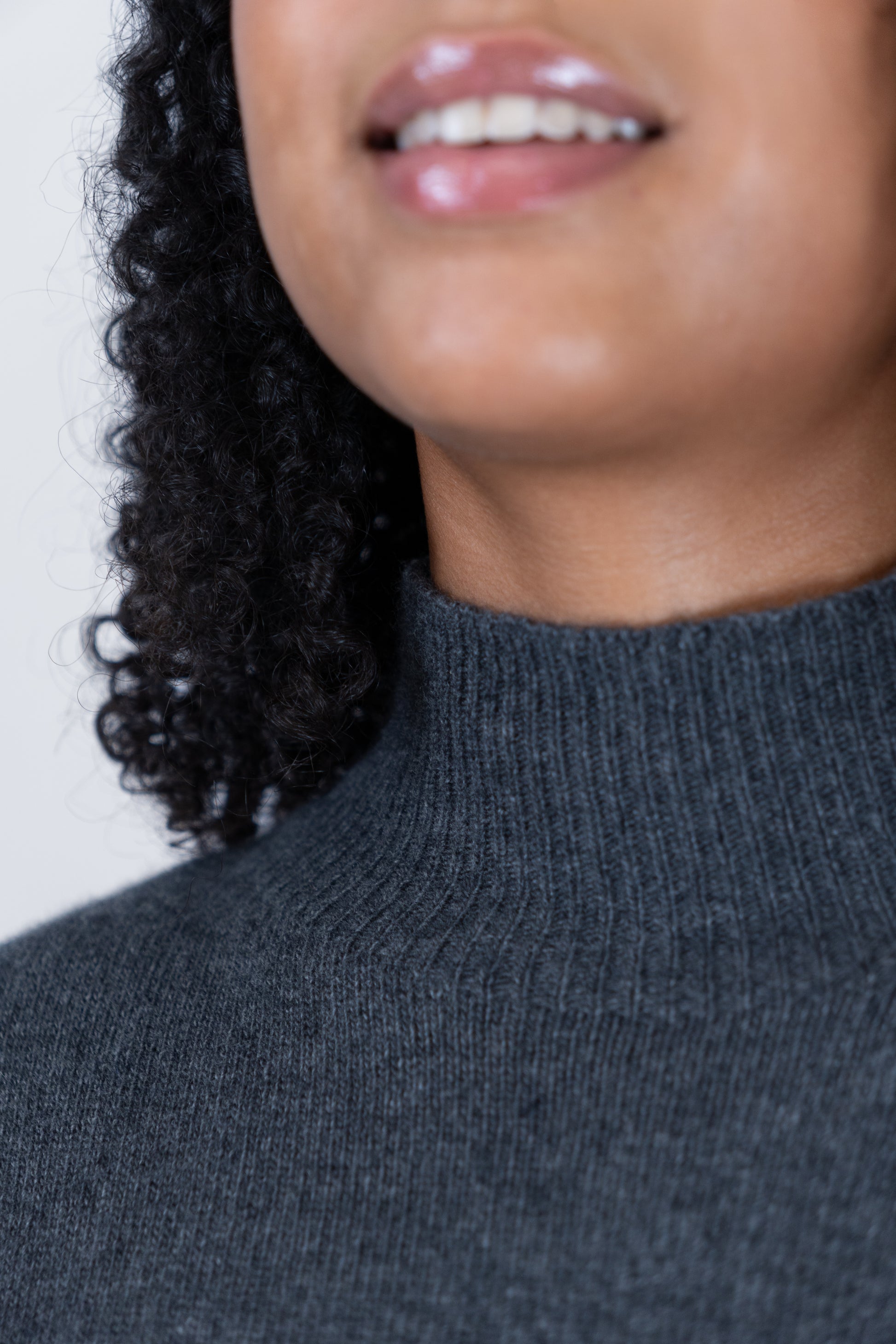 Charcoal Knit Two-Piece Set