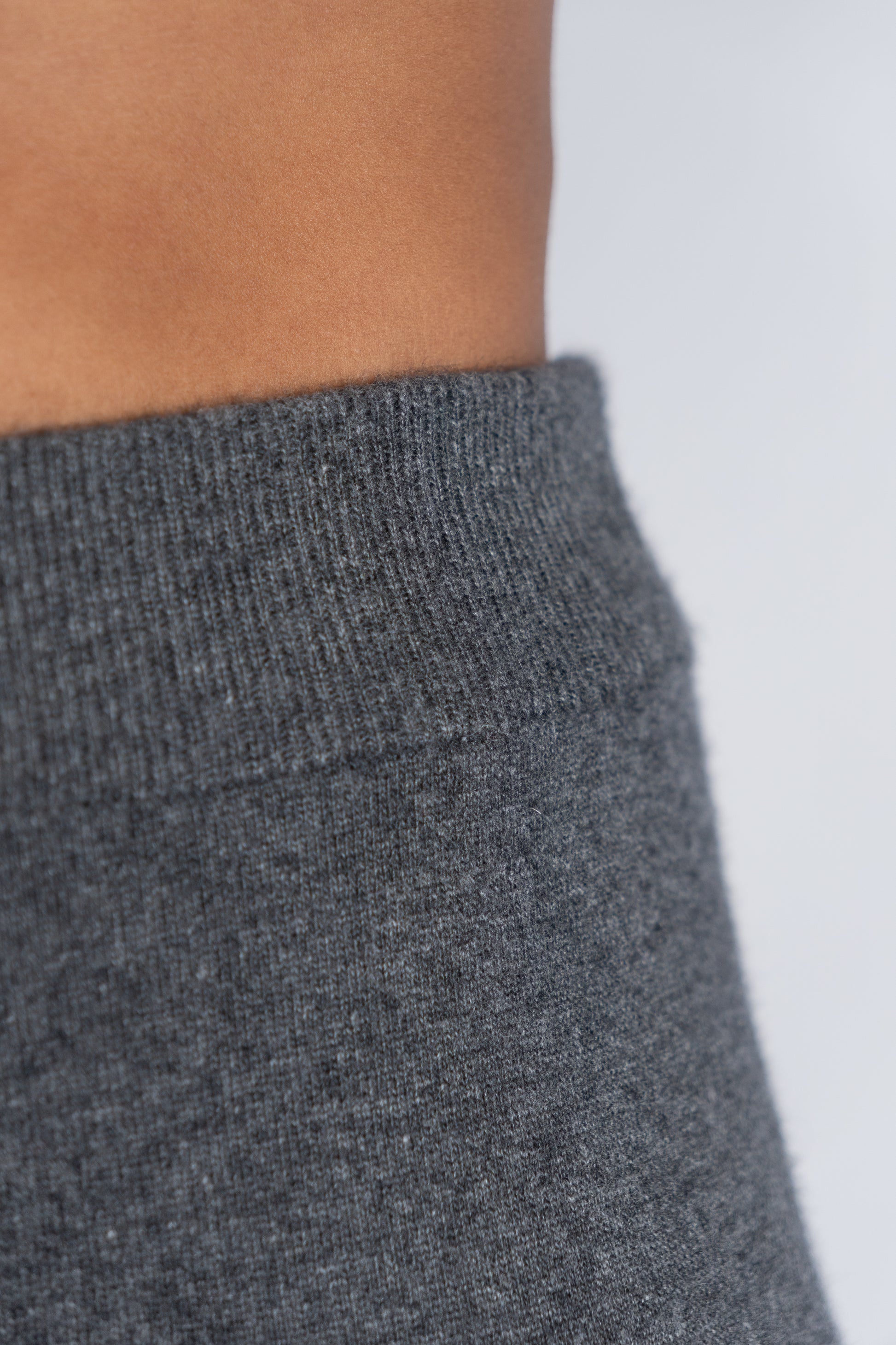 Charcoal Knit Two-Piece Set