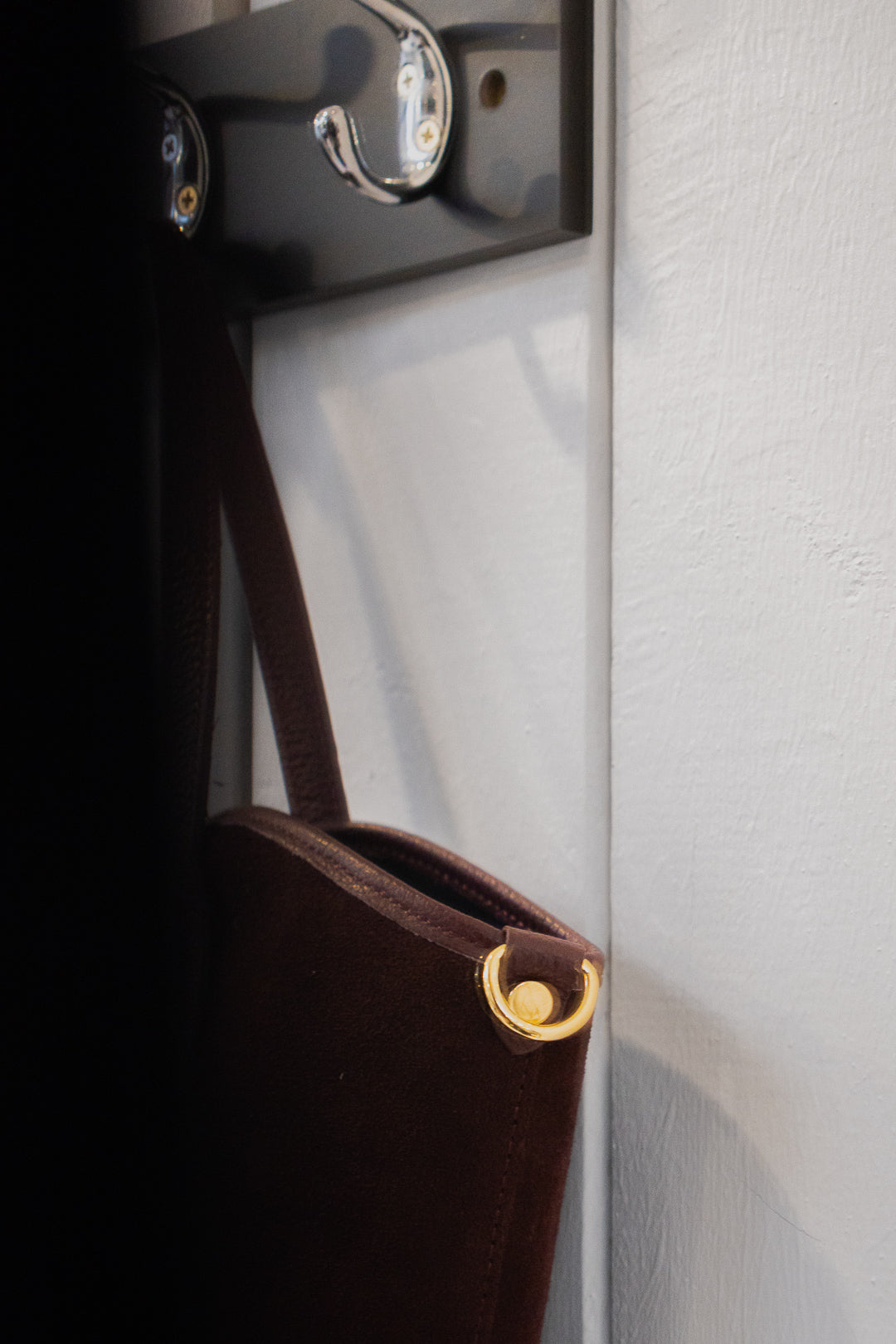 Suede Leather Tote Bag