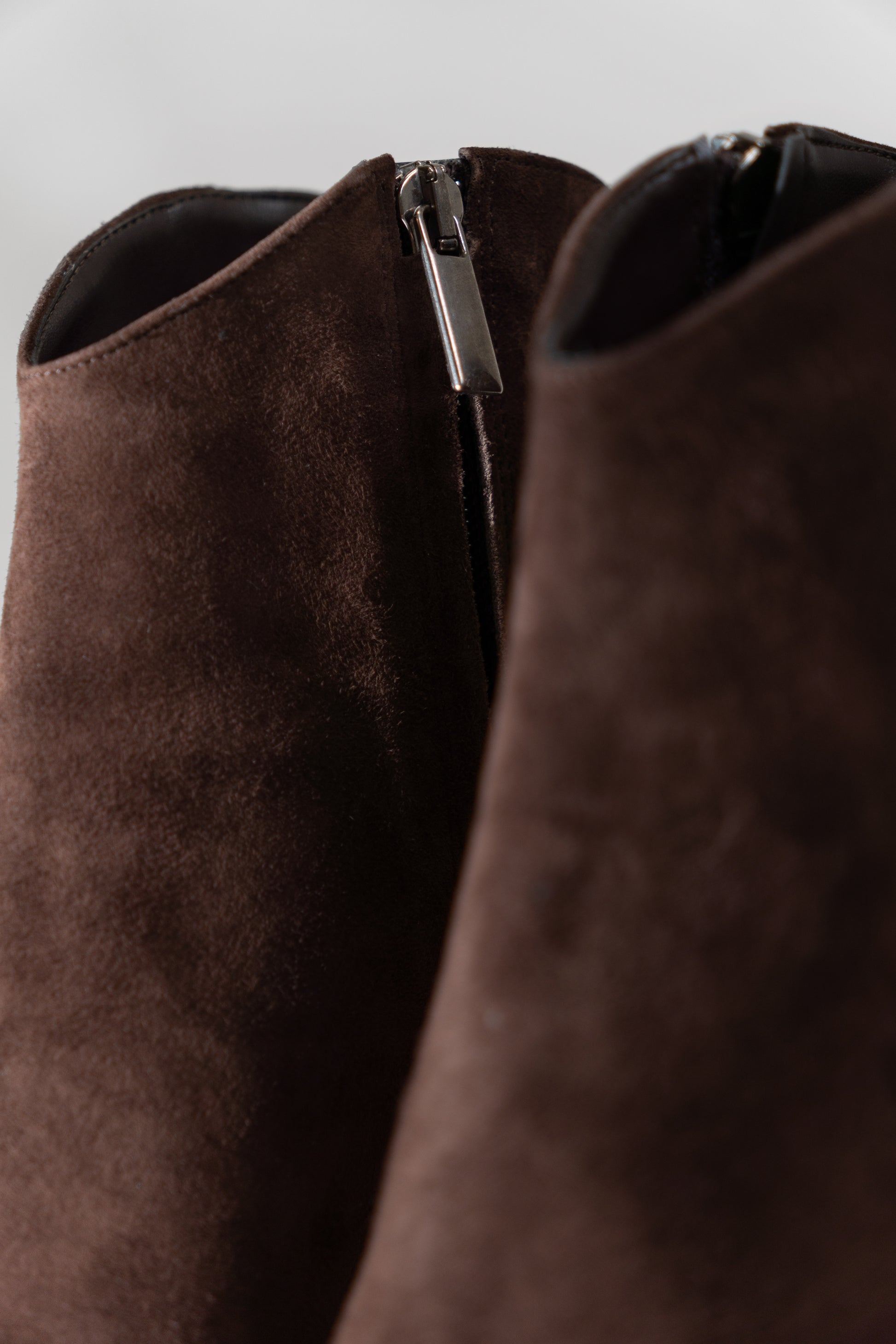 Suede Pointed Ankle Boots