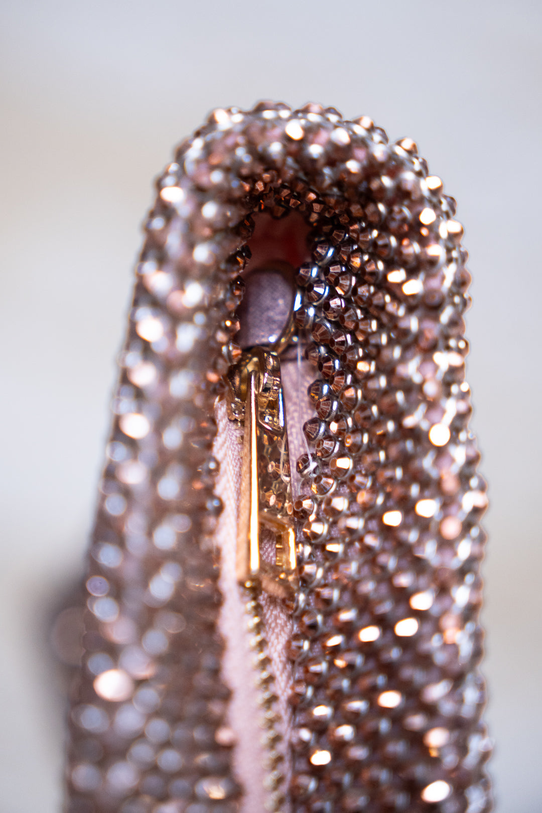 Crystal Mesh Clutch