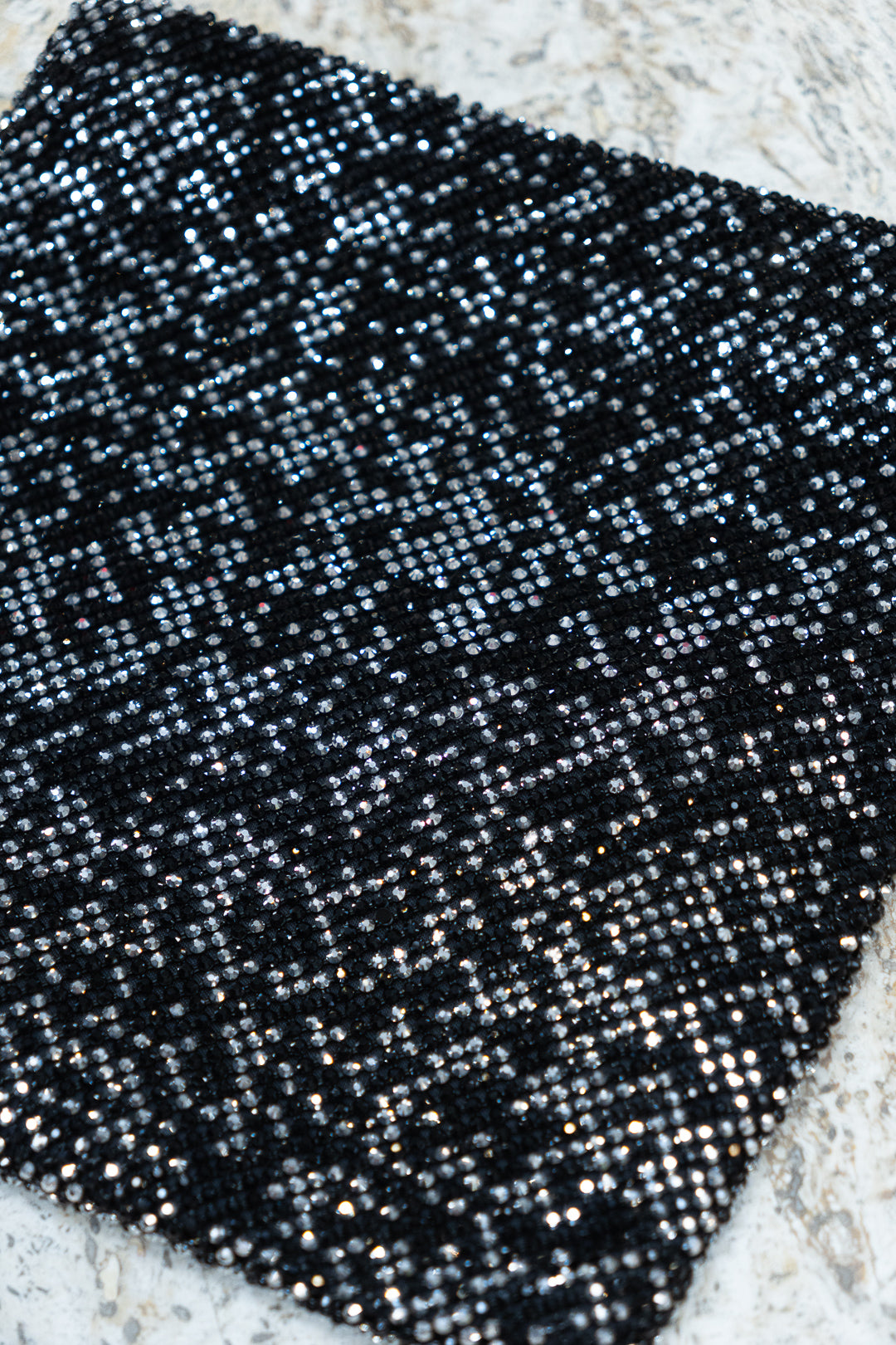 Crystal Mesh Clutch