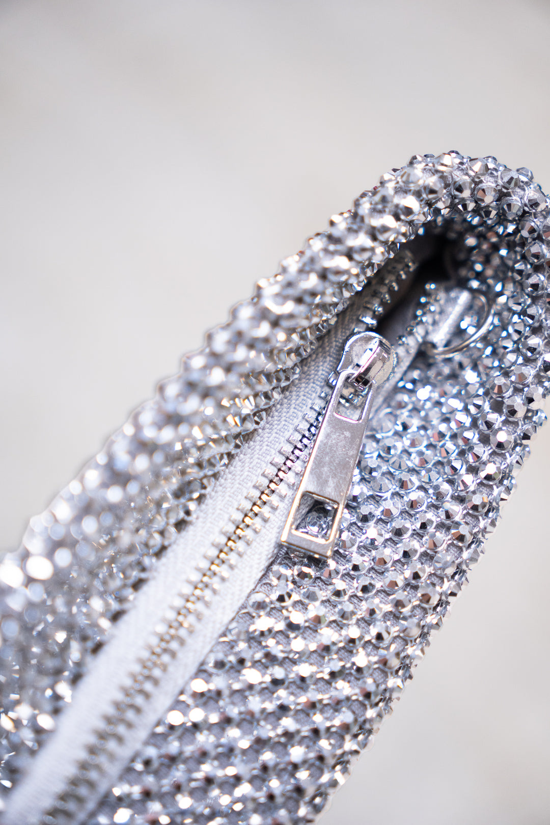 Crystal Mesh Clutch
