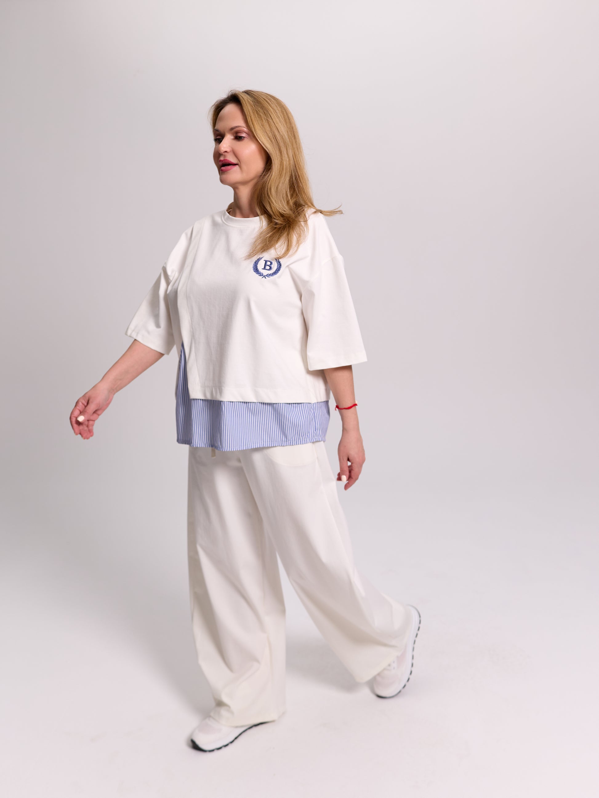 White Layered Co-Ord Set