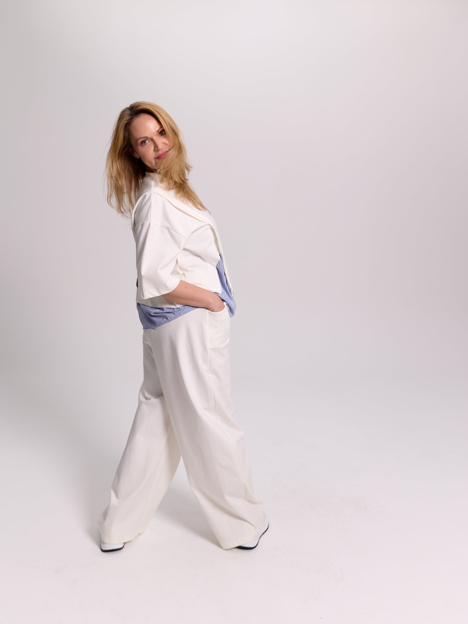 White Layered Co-Ord Set