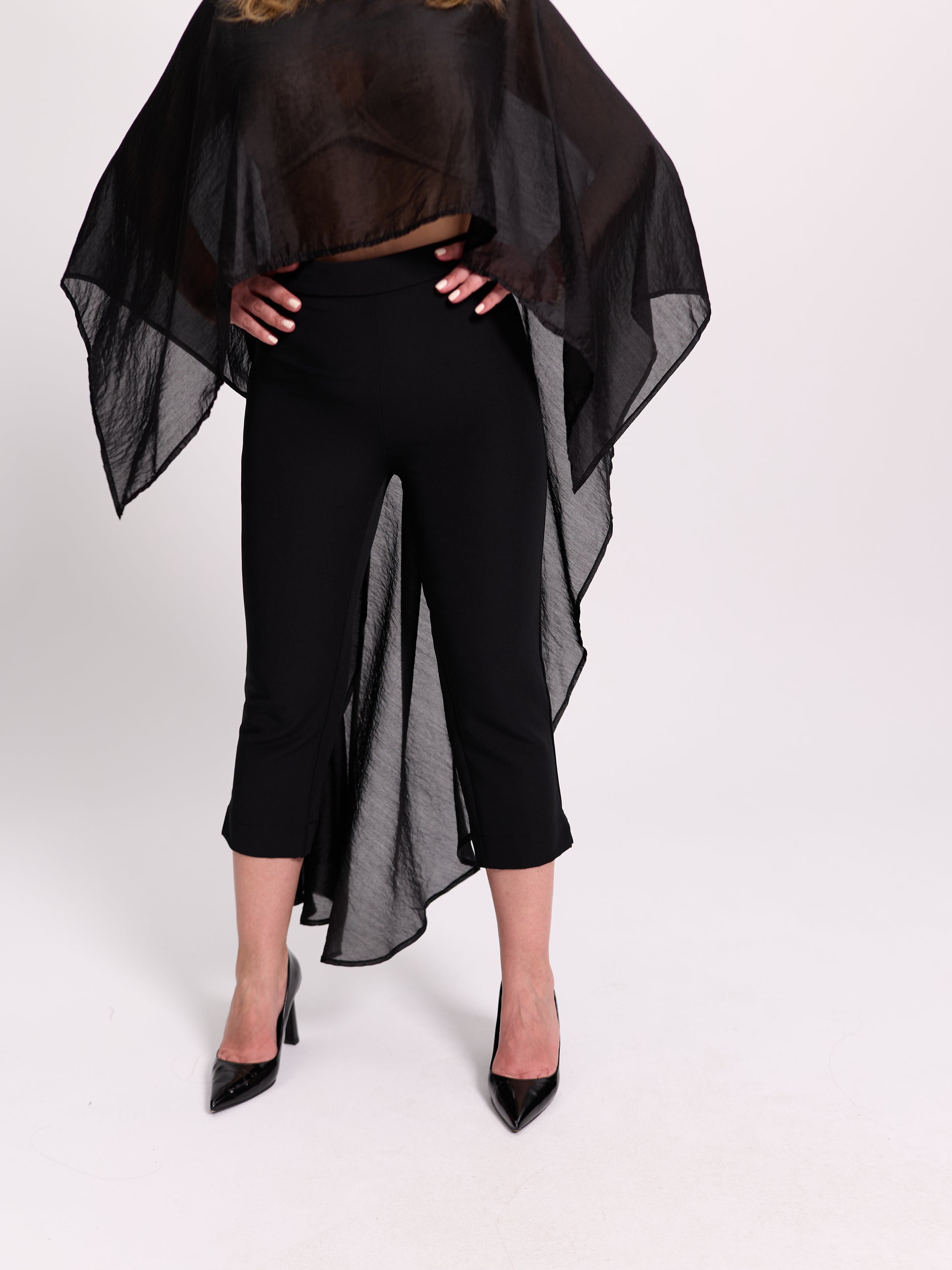Black Capri Trousers