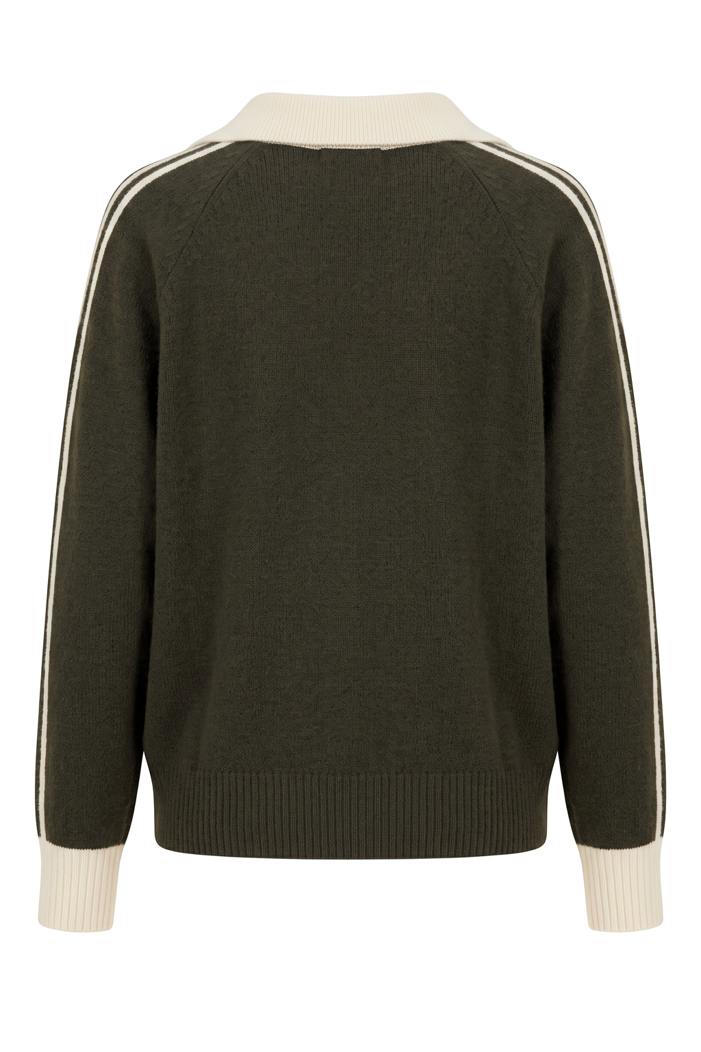 Varsity Stripe Polo Sweater