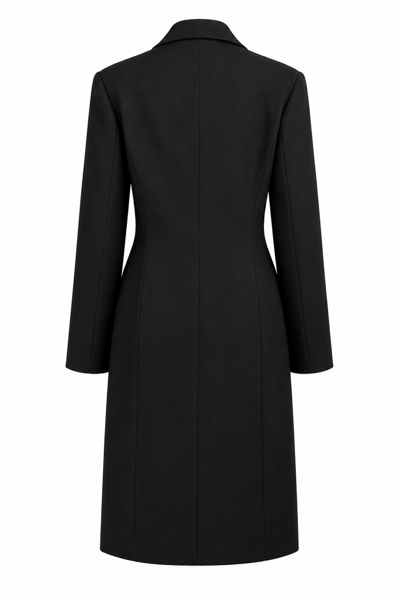 Double-Breasted Structured Coat